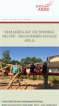 Mobile Screenshot of haus-arild.de