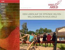 Tablet Screenshot of haus-arild.de